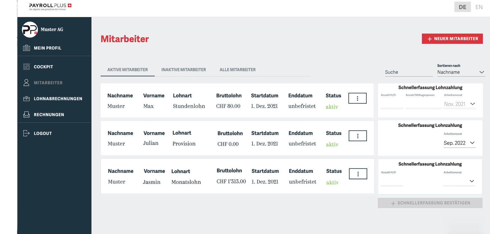 Payrollplus - Alles rund um den Lohn erledigt. Die digitale Lohnplattform für Freelancer, Firmen, Start-ups und Privathaushalt Auch genervt von allen Arbeiten rund um den Lohn? PayrollPlus - mit einem Klick werden Sie alle Arbeiten rund um den Lohn los!
